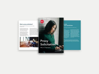 Proxy Solicitation White Paper Article